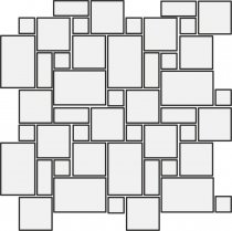 Vallelunga Tabula Bianco Mosaico Modular 30x30