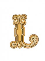 Versace Alphabet Lettera Bianca L 14.5x19.4