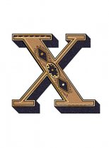 Versace Alphabet Lettera Bianca X 14.5x19.4