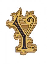 Versace Alphabet Lettera Bianca Y 14.5x19.4