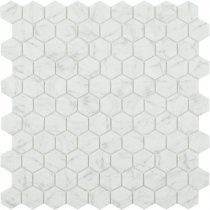 Vidrepur Honey Marbles Carrara Grey MT Hex Antislip 30.7x31.7