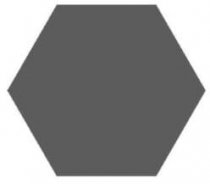 VitrA Miniworx Ral 0005500 Dark Grey Hexagon Matt 21x24
