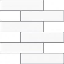 VitrA Miniworx Ral 9016 White Brick Glossy Nn 5x20 30x30