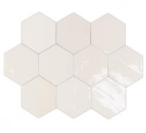 Wow Zellige Hexa White 10.8x12.4