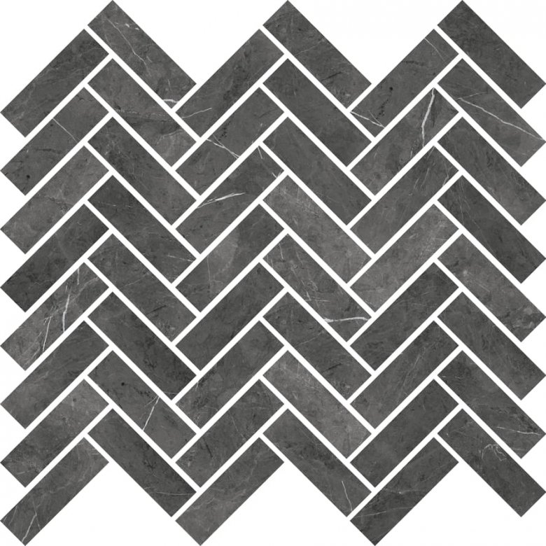 ABK Sensi Classic Mosaic Chevron Pietra Grey Sable 30x30