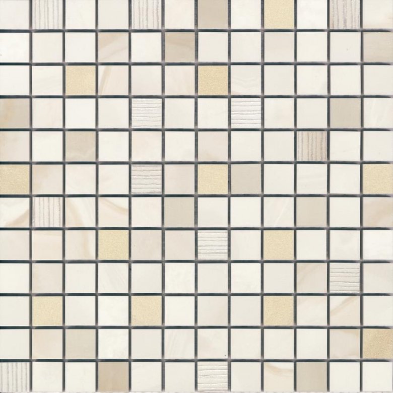 Aparici Beyond Ivory Decor Mosaico 2.5x2.5 29.75x29.75