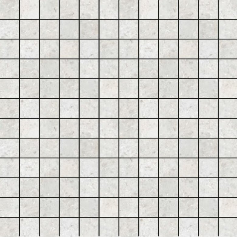 Aparici Gravite Grey Mosaico 2.5x2.5 29.75x29.75