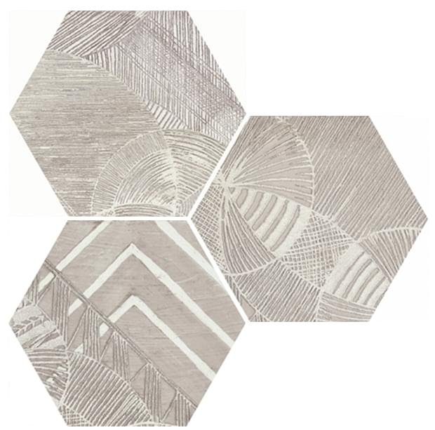 Apavisa North Sand Decor Hexagon 25x29