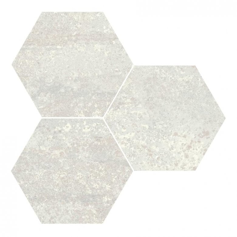 Apavisa Rust White Natural Hexagon 25x29