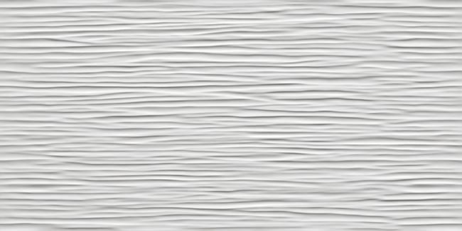 Atlas Concorde 3D Wall Wave White Glossy 40x80
