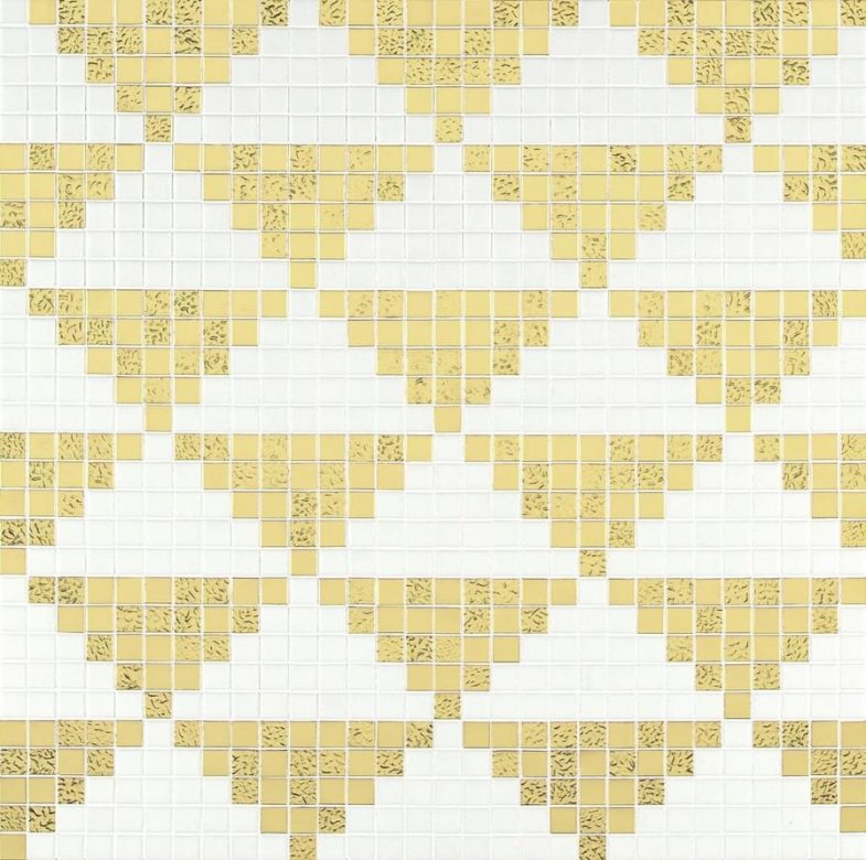 Bisazza Decori 20 Giza Oro Giallo 64.7x64.7