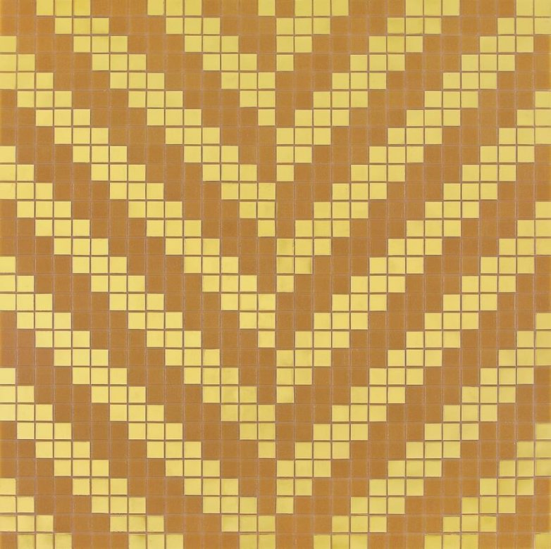 Bisazza Decori 20 Twill Oro Giallo 64.7x64.7