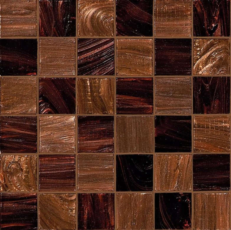 Bisazza Decori 50 Checkmate Brown 30.8x30.8