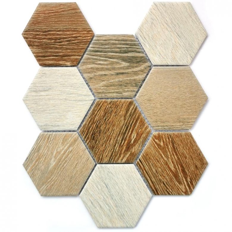 Bonaparte Mosaics Wood Comb 25.6x29.5