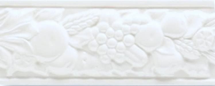 Ceramiche Grazia Boiserie Robbiana Bianco Craquele 8x20