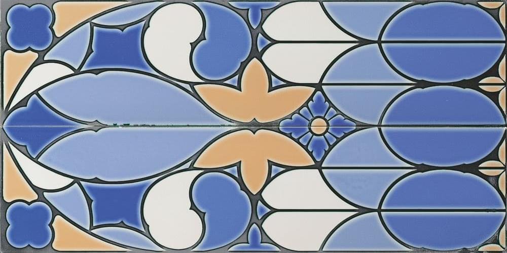 Ceramiche Grazia Venice Pannello Fenice Cobalt Craquele 40x80