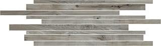 Cerim Hi Wood Smoke Grey Modulo Listello Sfalsato Lucido 15x40