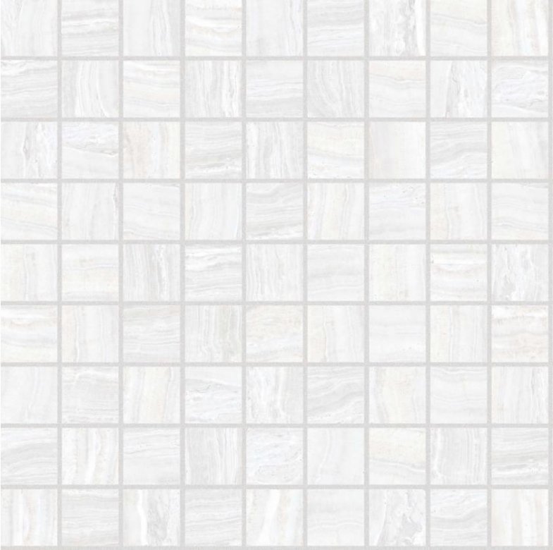 Cerim Onyx White Mosaico Lucido 3x3 30x30