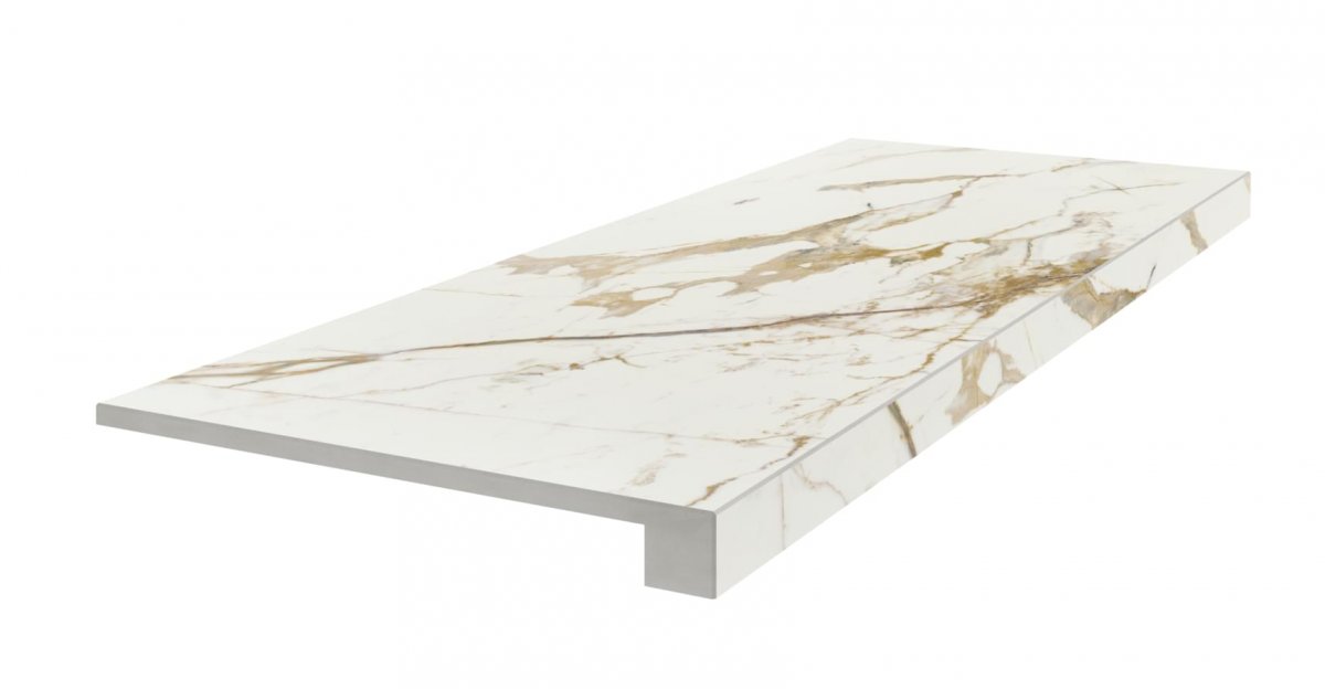 Coliseumgres Pompei White Scalino Front 33x90