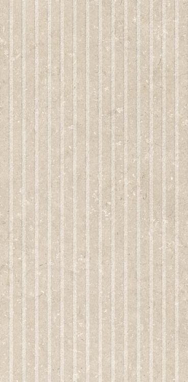 Dado Ceramica Shellstone Beige Rigat-One 3 D 60x120