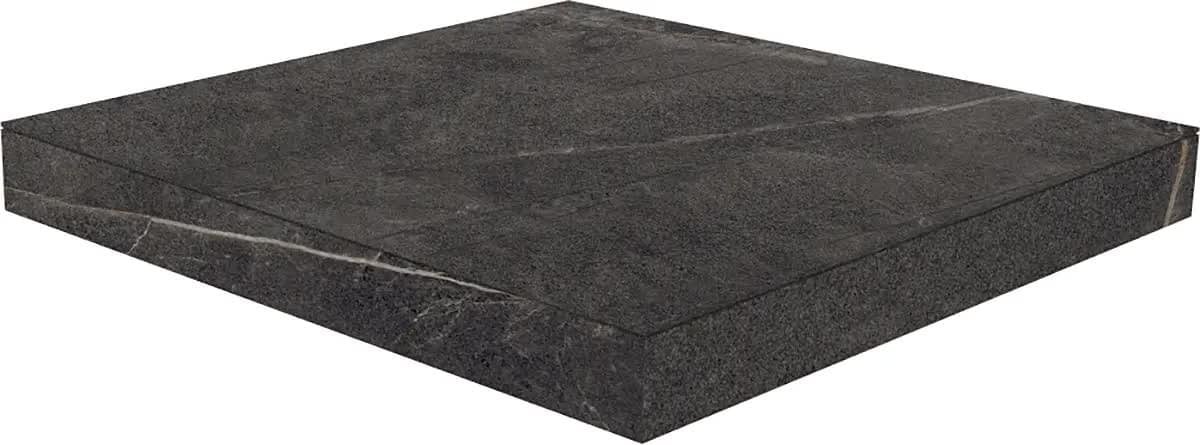 Del Conca Gardena Hgr8 Gradone Nero Ang Rett Hard 33x33