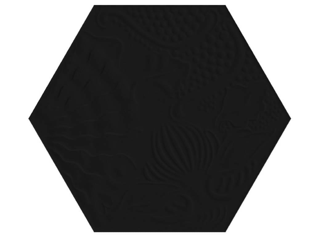 Diffusion Hexagon Gaudi Black 22x25