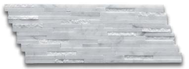 Diffusion Peter And Stone Mosaique Marbre Barrettes Blanches 15x40