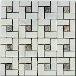 Diffusion Peter And Stone Mosaique Marbre Domino 30x30