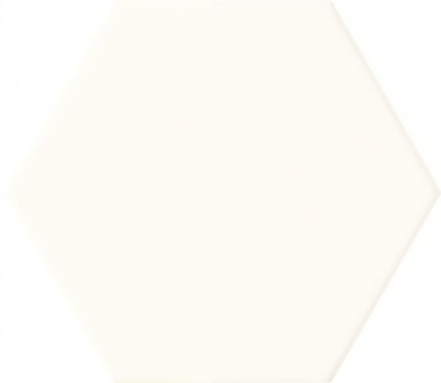 Domino Ceramika Burano White Hex 11x12.5