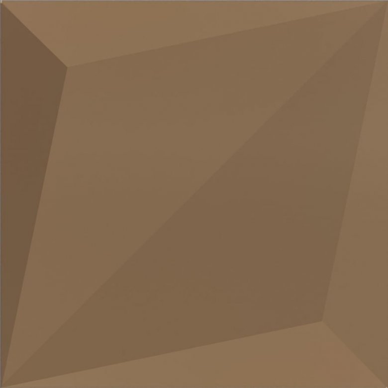 Dune Shapes 1 Origami Bronzo 25x25