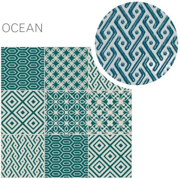 Elios Clay Pattern Ocean 10x10