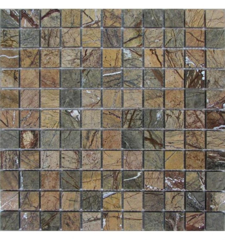 FK Marble Classic Mosaic Bidasar Brown 25 30x30