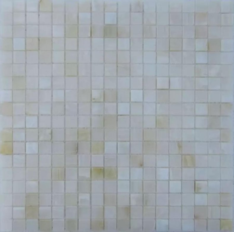 FK Marble Classic Mosaic White Onyx 15-6P 30.5x30.5
