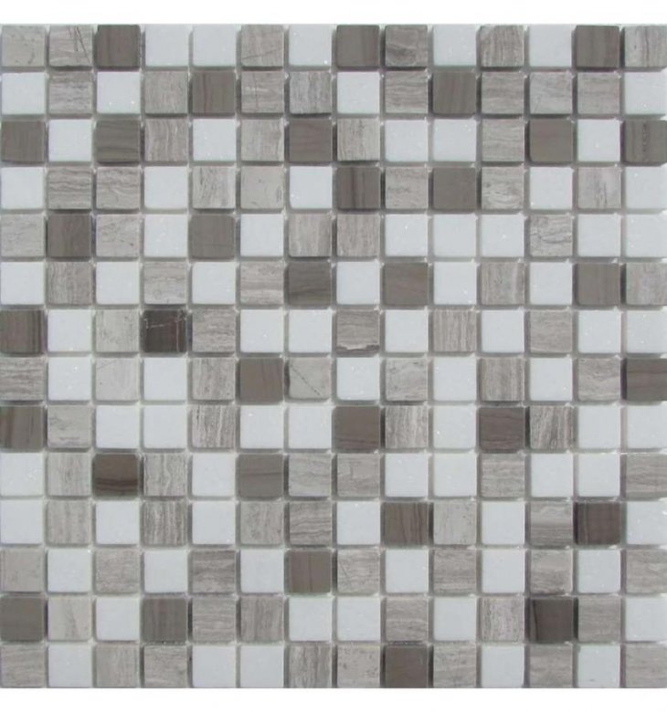 FK Marble Mix Mosaic Dark Grey 20-4T 30.5x30.5