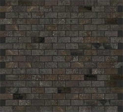 Floor Gres Flowtech Aged Bronze Naturale 6 Mm 1.5x3 Mosaico 30x30