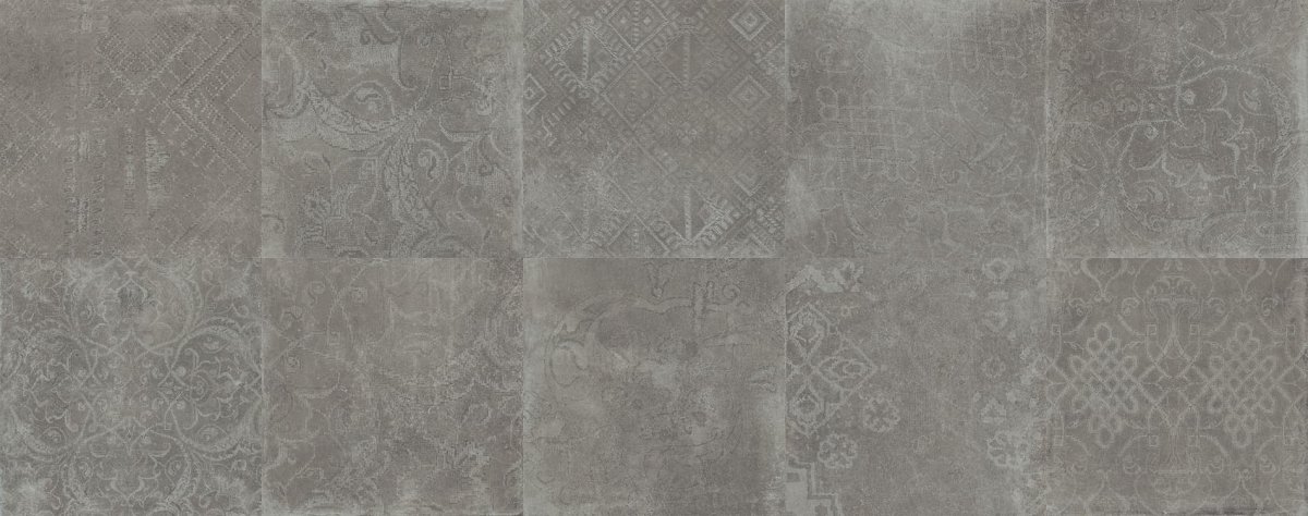 Impronta Italgraniti Icone Bleu Gris Tapis 80x80