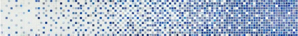 Irida Mosaic Sfumature Blue Satin 32.7x261.6