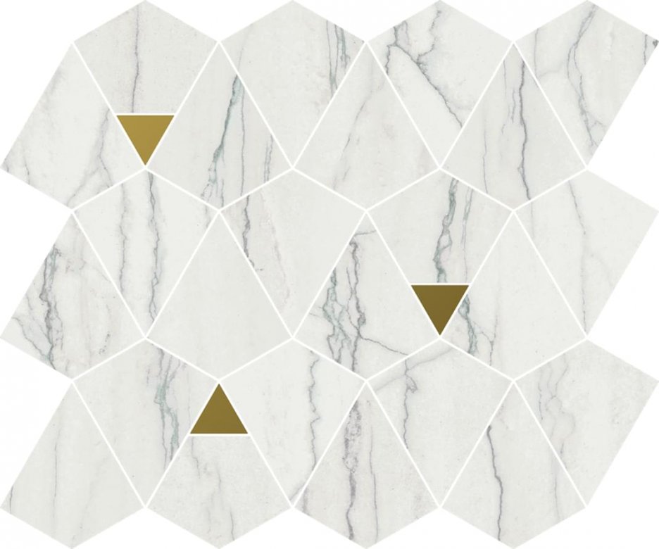 Italon Charme Advance Platinum White Mosaico Vertex 25.8x30