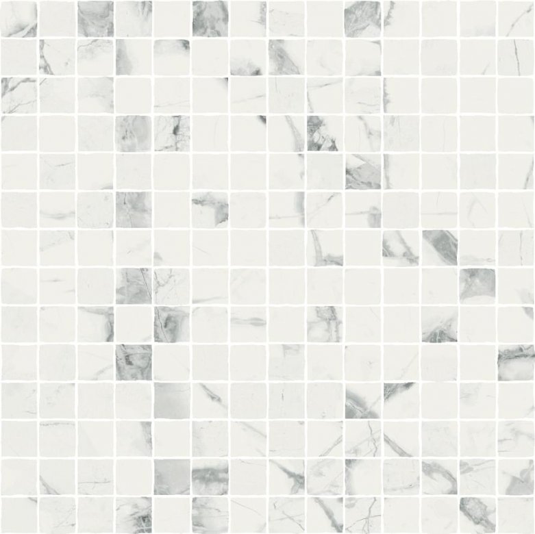 Italon Charme Deluxe Invisible White Mosaico Split 30x30