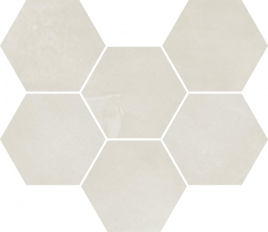 Italon Continuum Polar Mosaico Hexagon 25x29