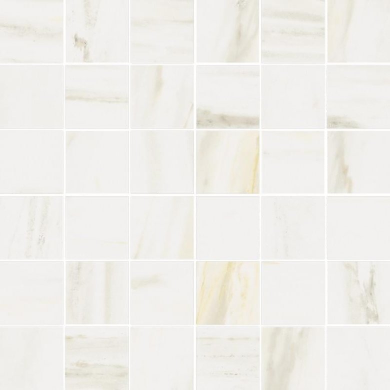 Italon Stellaris Carrara Ivory Mosaico 30x30