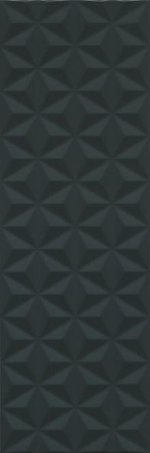Керама Марацци Диагональ Черный Структура Обрезной 25x75