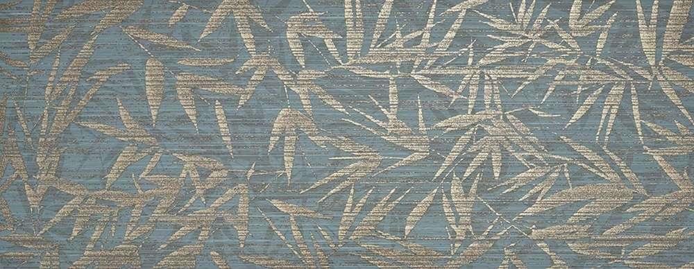 La Platera Shui Teal Leaves 35x90