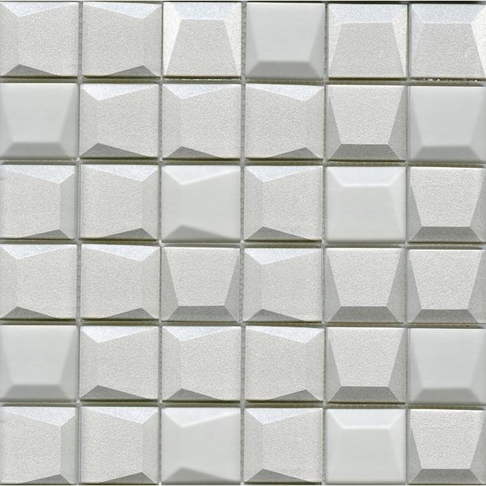 LAntic Colonial Effect Mosaics Square White 30x30