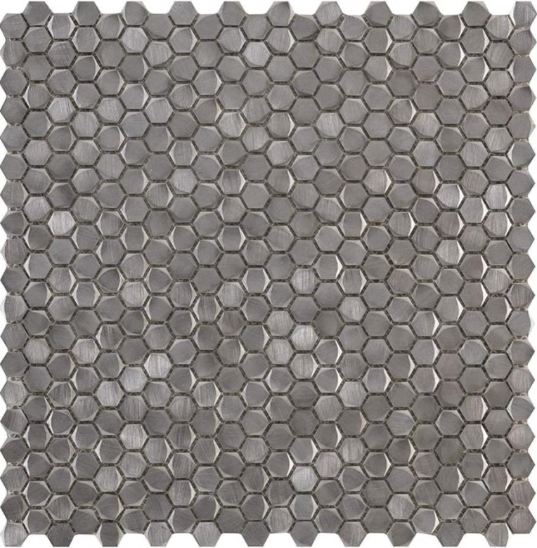 LAntic Colonial Mosaics Gravity Aluminium Hexagon Metal 31x31