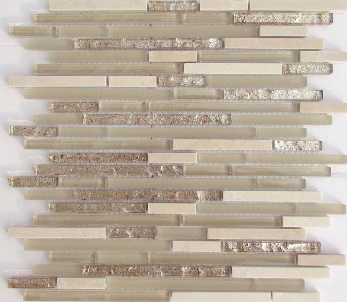 Liya Mosaic Stripes Cream 30.1x30.1