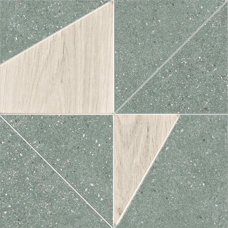 Magica Nodi Libeccio Grained Zinc Matt Tangram 29x29