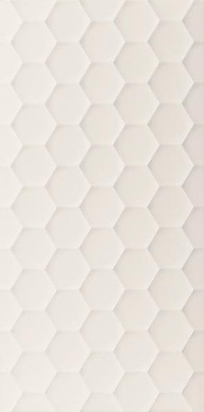 Marca Corona 4D Hexagon White Decor 40x80