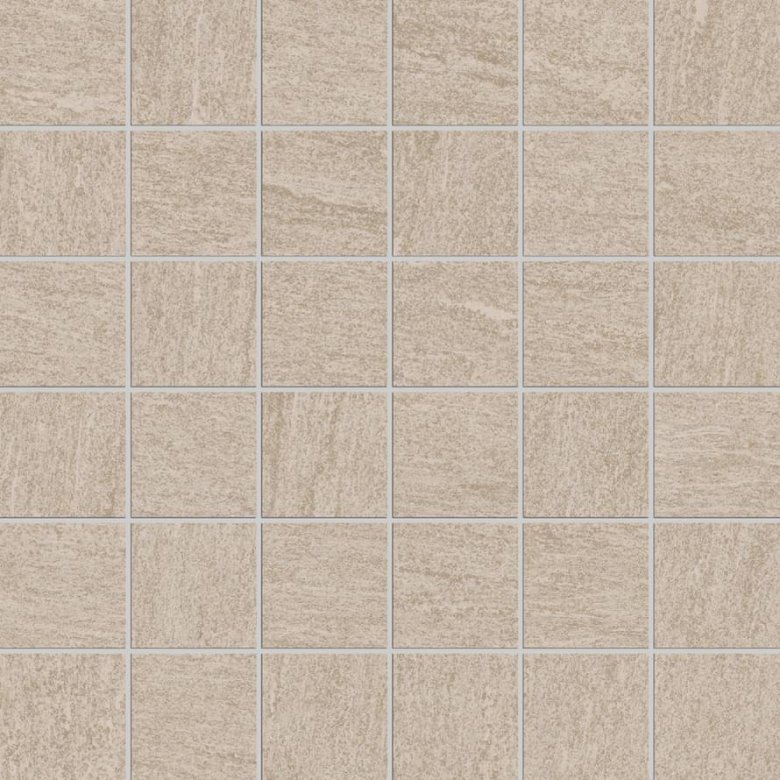 Monocibec Crest Sand Mosaico 4.7x4.7 Su Rete 30x30