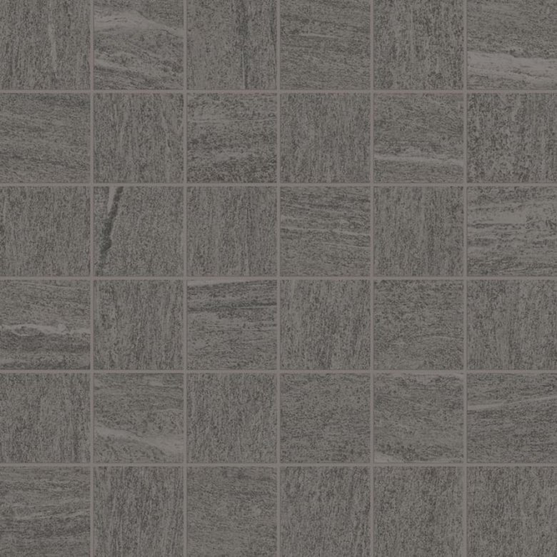 Monocibec Crest Smokey Mosaico 4.7x4.7 Su Rete 30x30